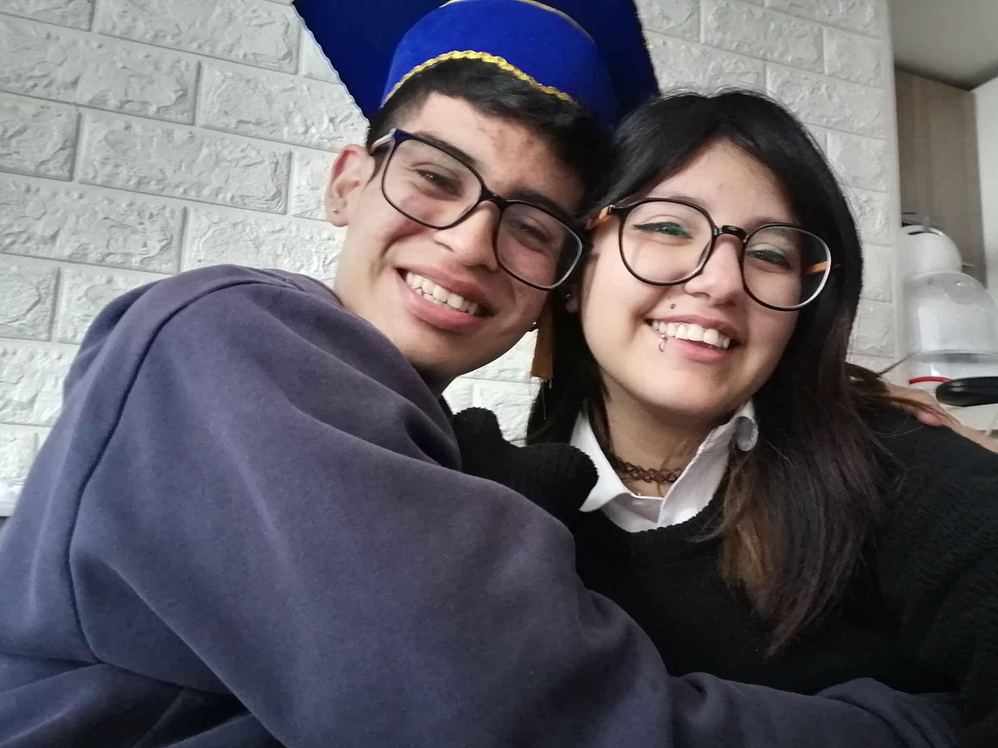 Foto después de nuestra graduación de cuarto medio