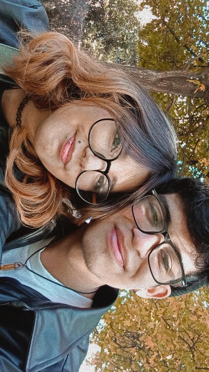 Una foto juntos cuando fui a buscarte al Duoc de San Carlos de Apoquindo